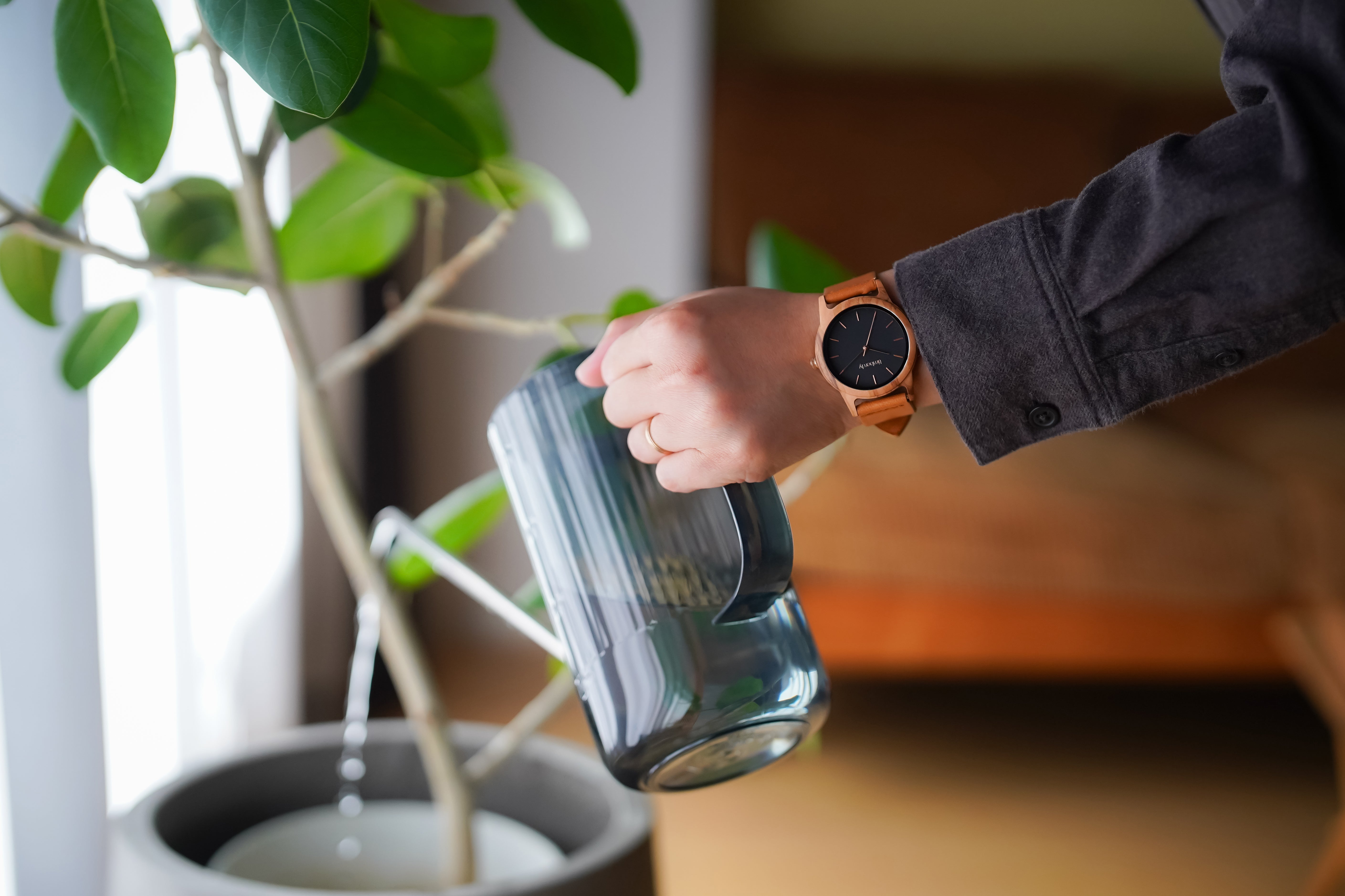 木製腕時計 ペアウォッチ 木 腕時計 オリーブ 夫婦の木 木製 timberdy ティンバディー