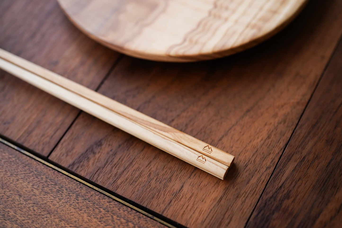 オリーブの木で作るお箸セット