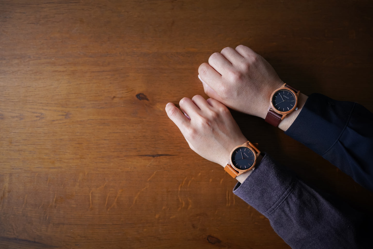 timberdy2.0 Black - シルバー|栃木レザー【ブラウン】