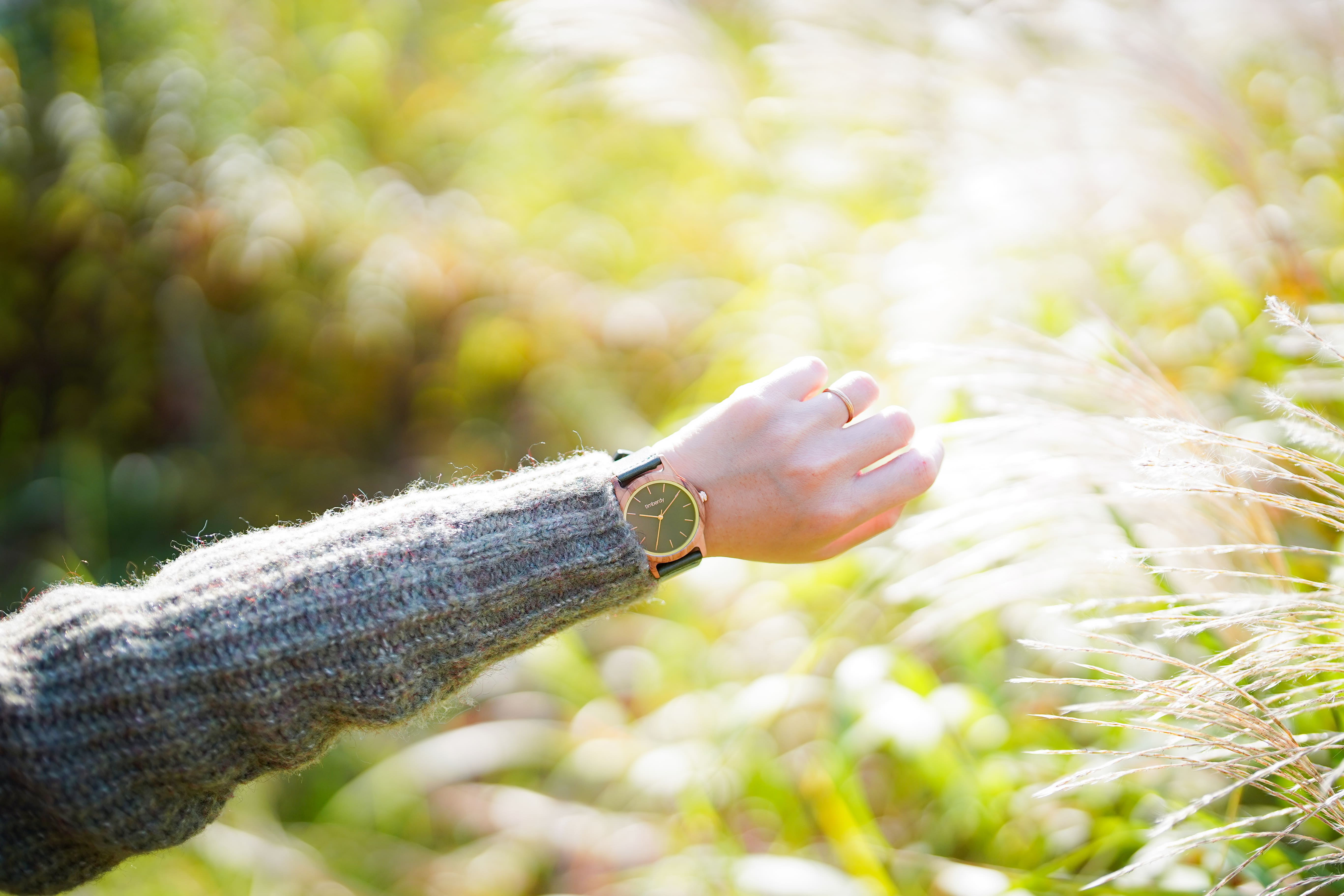 木製腕時計 ペアウォッチ 木 腕時計 オリーブ 夫婦の木 木製 timberdy ティンバディー