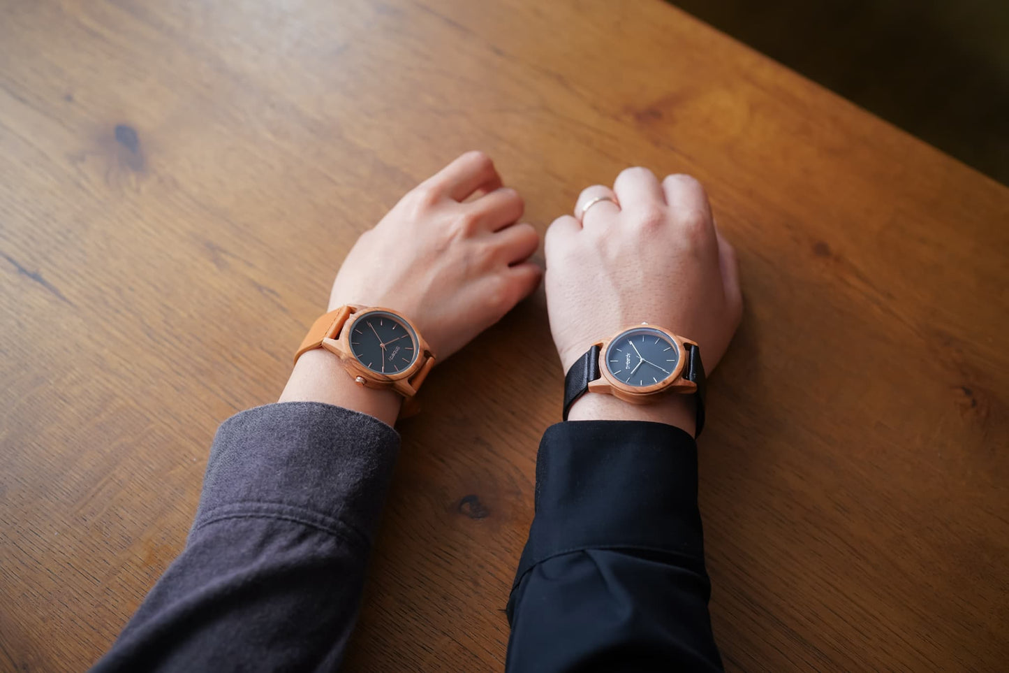 木製腕時計 ペアウォッチ 木 腕時計 オリーブ 夫婦の木 木製 timberdy ティンバディー