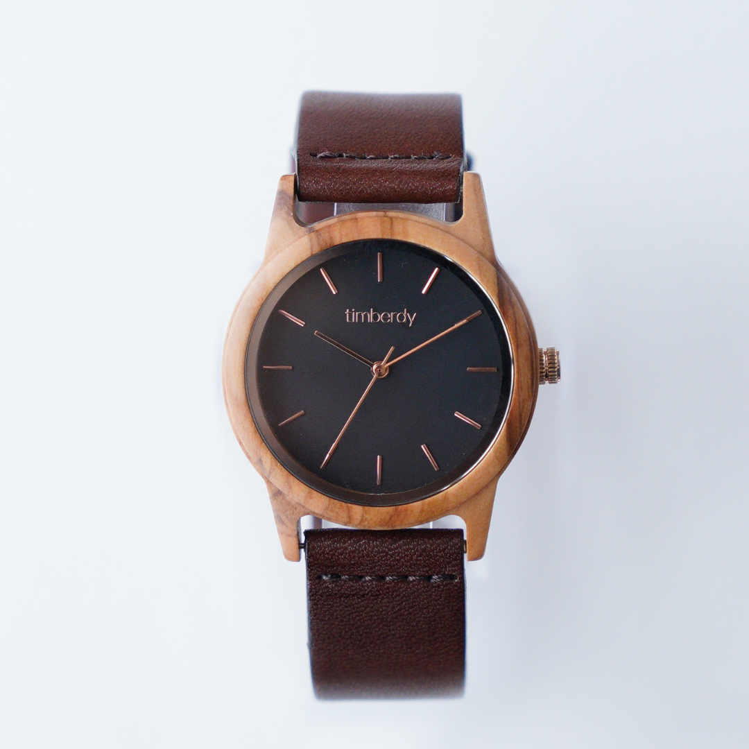 木製腕時計 ペアウォッチ 木 腕時計 オリーブ 夫婦の木 木製 timberdy ティンバディー