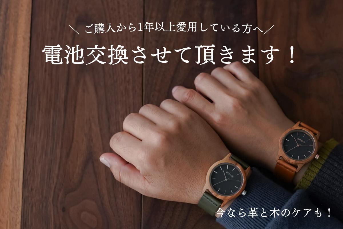 【まだまだ使いたい!】電池交換+エイジングケア