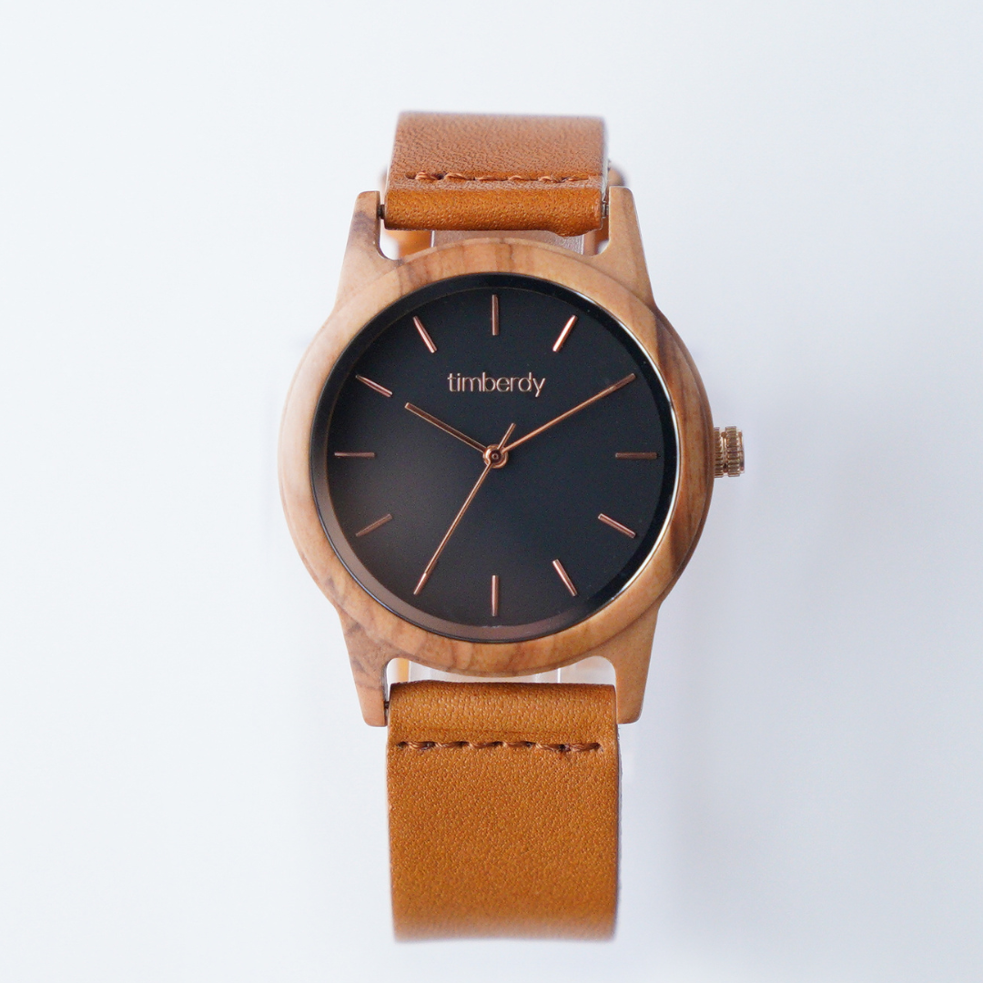 木製腕時計 ペアウォッチ 木 腕時計 オリーブ 夫婦の木 木製 timberdy ティンバディー