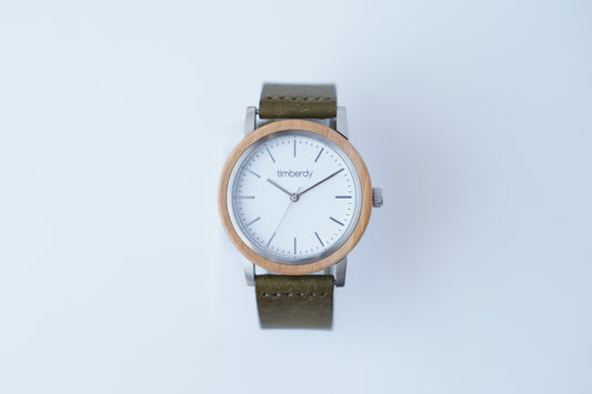 timberdy3.0 white - シルバー｜プエブロレザー 【オリーブ】