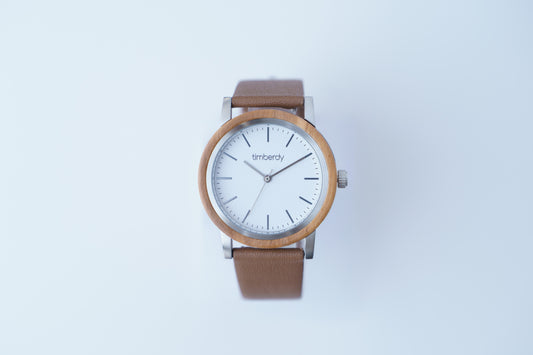 timberdy3.0 white - シルバー｜スコッチガードレザー【ブラウン】