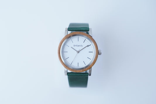 timberdy3.0 white - シルバー｜オリーブレザー【オリーブ】