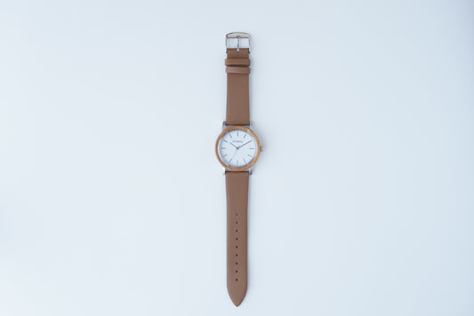 timberdy3.0 white - シルバー｜スコッチガードレザー【ブラウン】