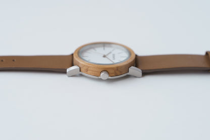 timberdy3.0 white - シルバー｜スコッチガードレザー【ブラウン】